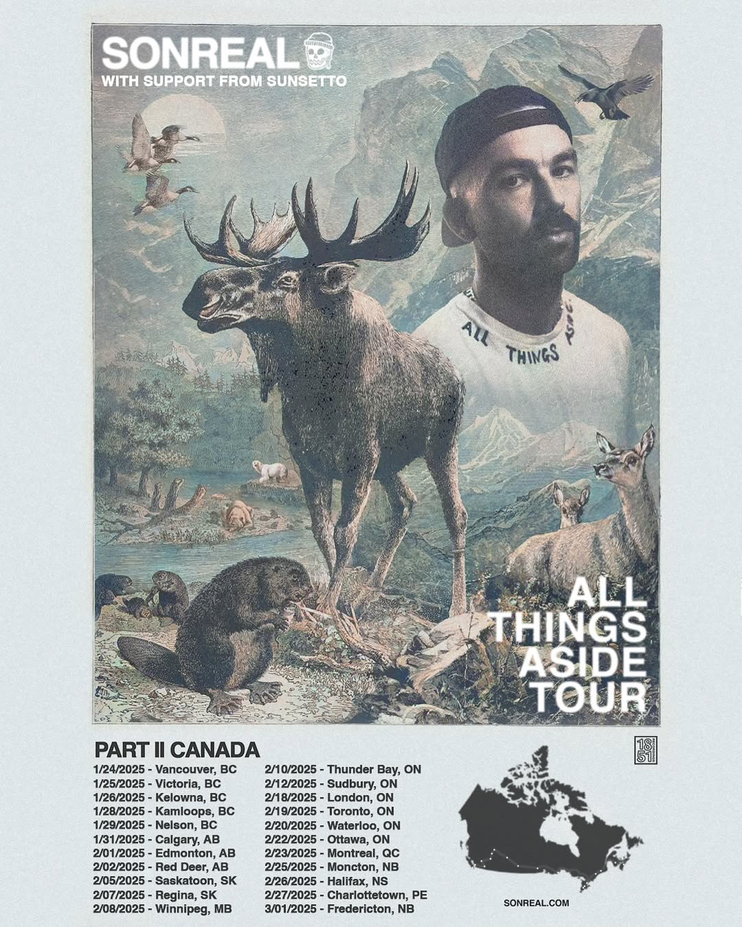All Things Aside Tour Poster 2025
